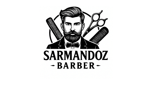 Sarmandoz Barber logo
